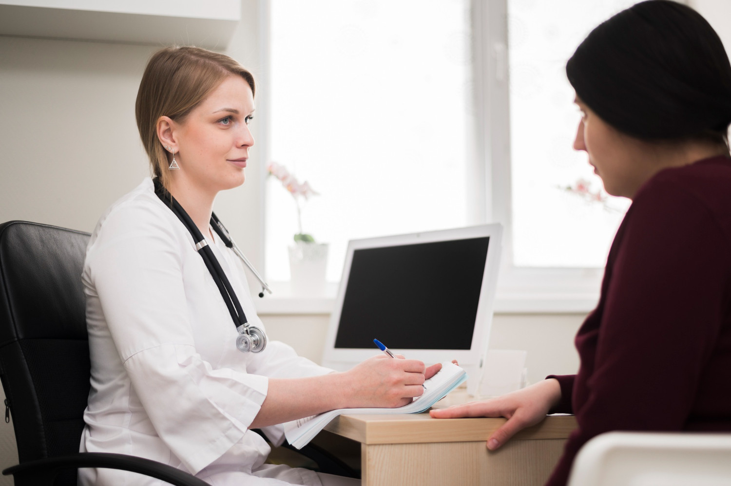 veterinary doctor taking the interview